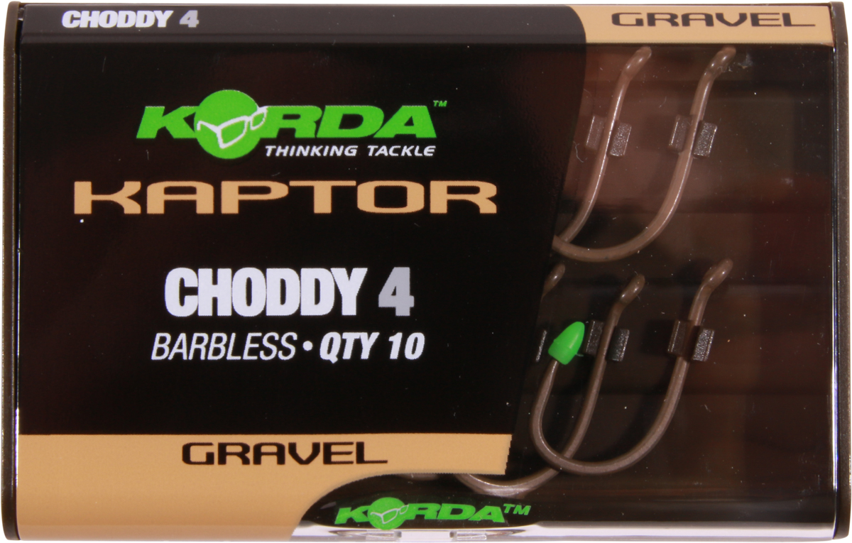 Korda Kaptor Hook Pack with 50 high-tech camouflaged carp hooks! - Korda Kaptor Choddy