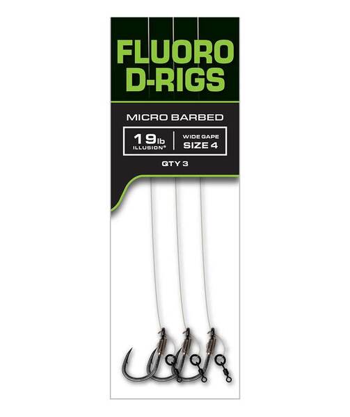 Fox Carp Ready Rigs Fluoro D-Rig (3pcs)