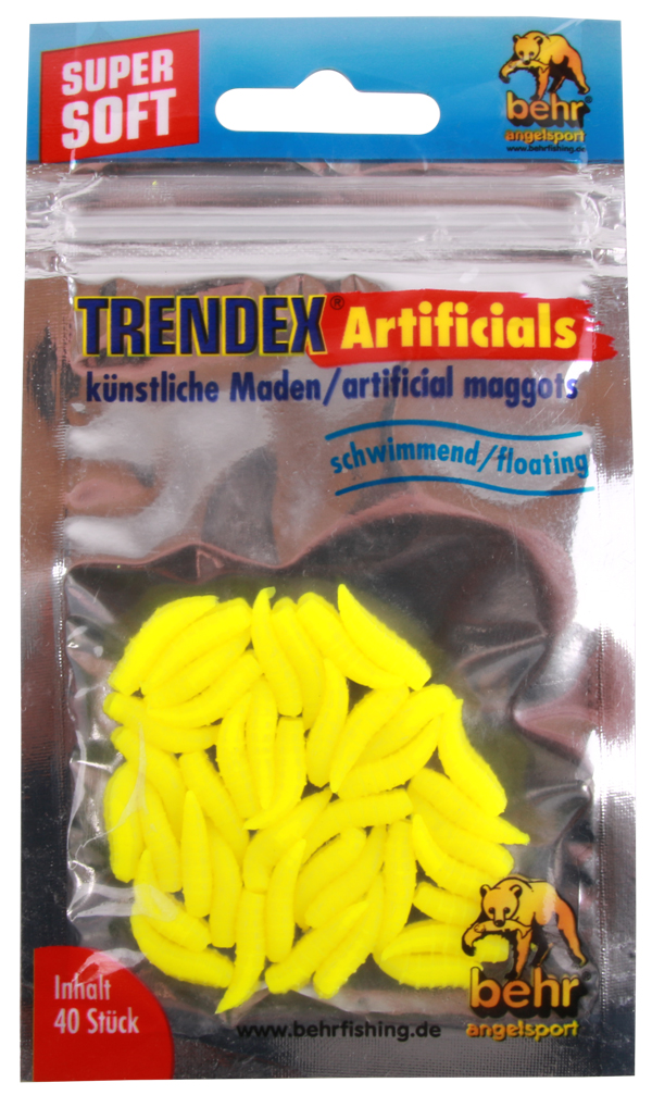 Behr Trendex Imitation Maggots - Fluo Yellow