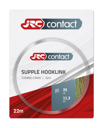 JRC Contact Supple Hooklink Combo Camo Rig material (22m)