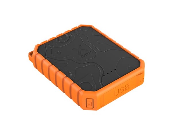 Xtorm Rugged Power Bank Black/Orange (10.000mAh)