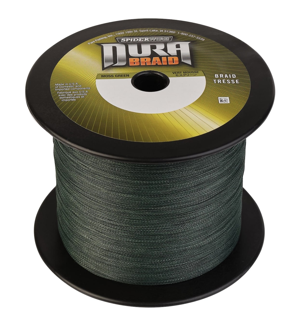 Spiderwire DuraBraid Braided Line Moss Green (2750m)