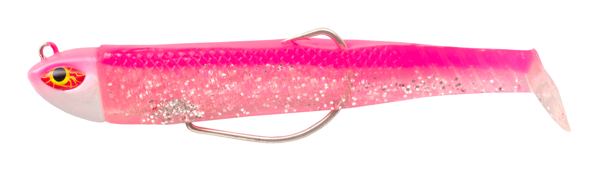 Cinnetic Crafty Candy Shad 17cm (125g) (2 pieces) - Electric Pink