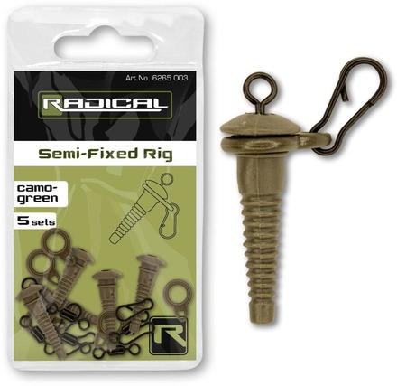 Radical Semi-Fixed Rig Camo-Green (5 pieces)