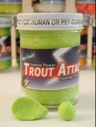 Top Secret Trout Attac Trout Dough - Chartreuse