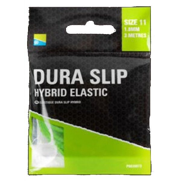 Preston Dura Slip Hybrid Elastic - Size 11 Green (1,8mm)
