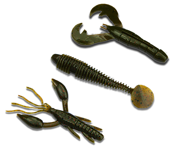 Big Perch Softbait Pack (51 pieces!) - Monkey War Party Pack 'Creature Baits' 3x3pcs