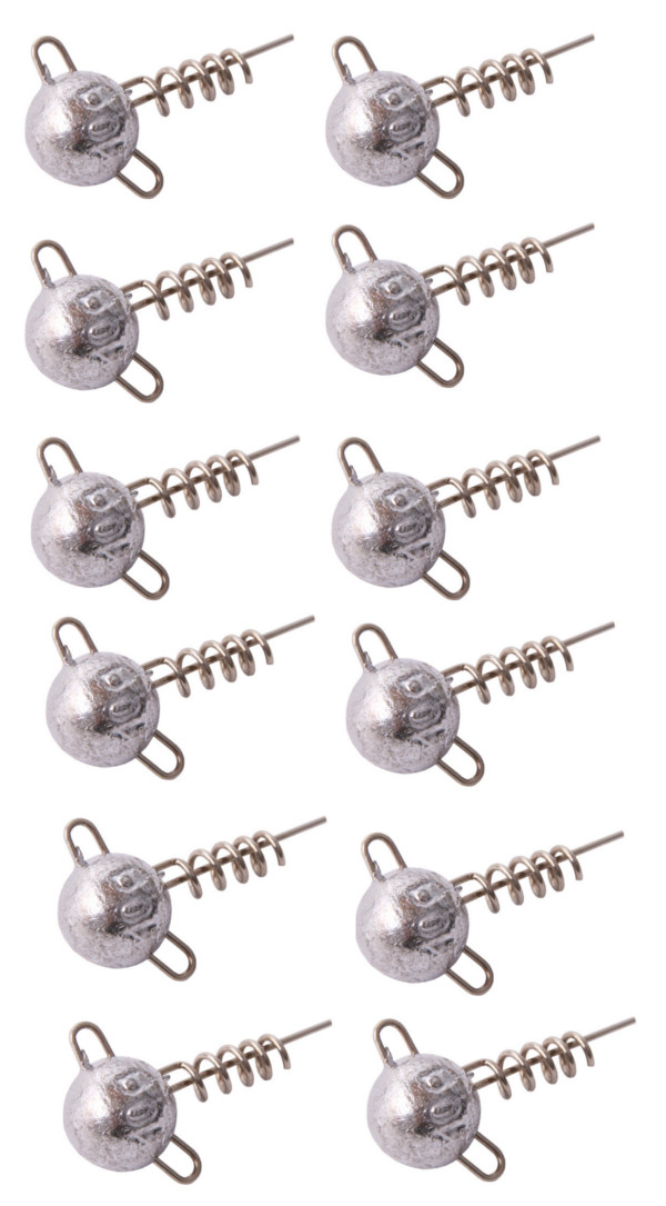 Ultimate Screw In Pack with jigheads, wire, treble hooks and spikes