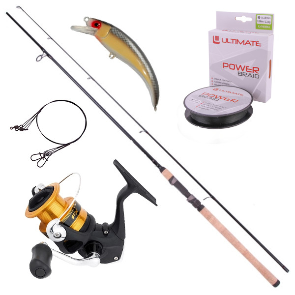 Ultimate Allround Spinning Set for fishing with artificial lures!
