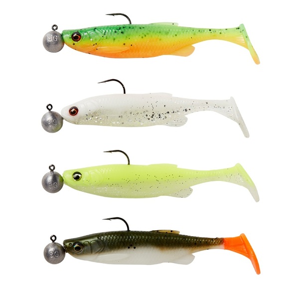 Savage Gear Fat Minnow Shad 7,5cm + 7,5g Mix (4+4pcs) - Darkwater Mix