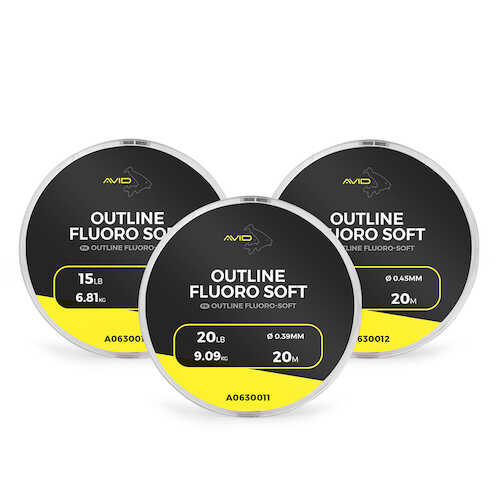 Avid Outline Fluoro-Soft Leader Material 20m