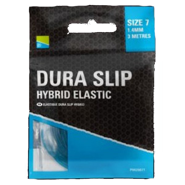 Preston Dura Slip Hybrid Elastic - Size 7 Blue (1,4mm)