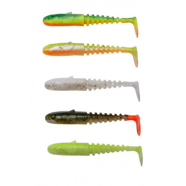 Savage Gear Gobster Shad Dark Water Mix Shad (5 pieces)