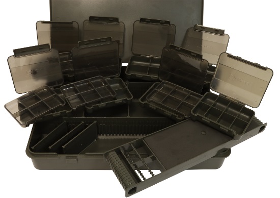 Sonik Lockbox Large Loaded Tacklebox (Incl. 8 Boxes + Rigboard)