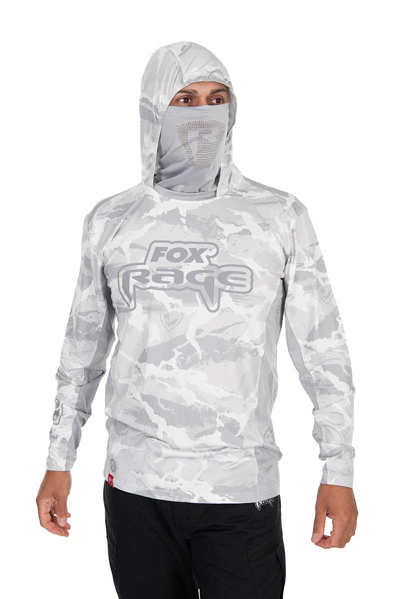 Fox Rage UV Hooded Light Cam Top Hoodie