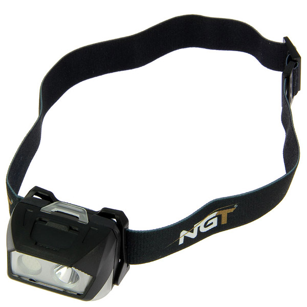 NGT Bivvy Light Large + NGT Dynamic Cree Headlamp - NGT Dynamic Cree Light - USB Rechargeable (200 Lumens)