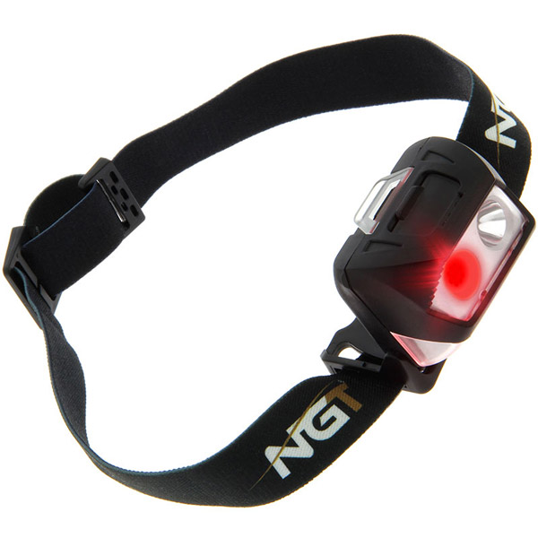 NGT Bivvy Light Large + NGT Dynamic Cree Headlamp - NGT Dynamic Cree Light - USB Rechargeable (200 Lumens)