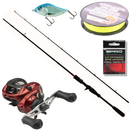 Baitcasting Set with Effzett 1.98 m rod, Quick reel and more!