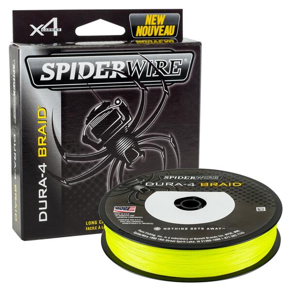 SpiderWire Dura 4 Yellow Braided Line (1800m)