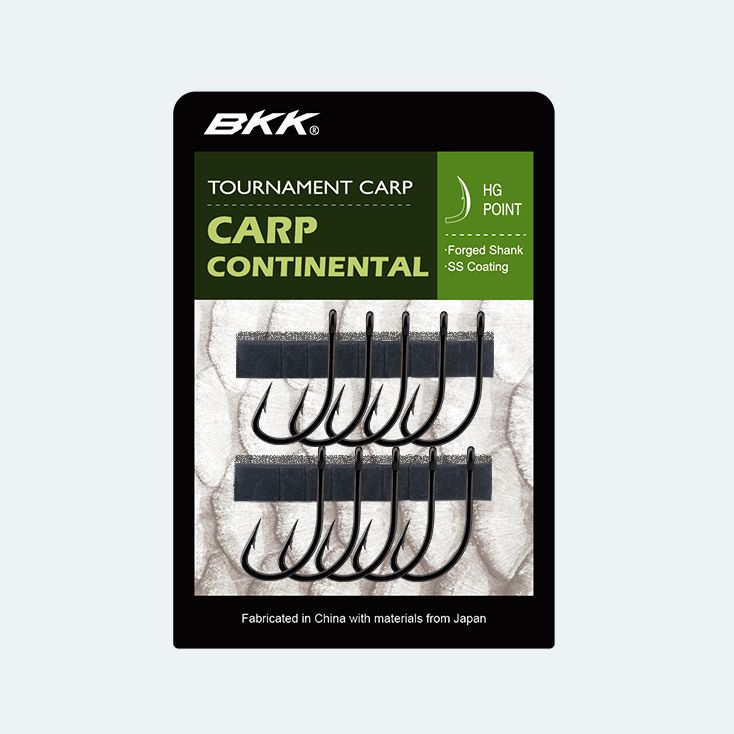 BKK Carp Continental Carp Hooks (10pcs)