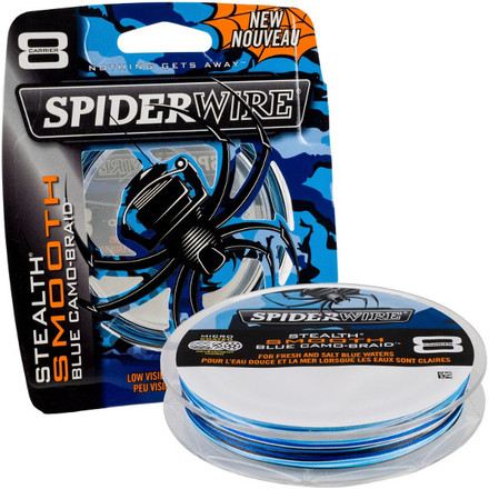 Spiderwire Stealth Smooth 8 Blue Camo Braid