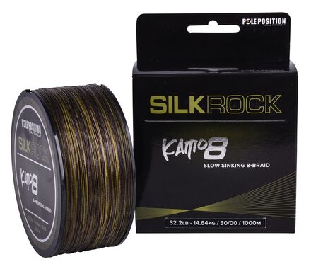 Pole Position Silkrock Kamo8 Braid Carp Line 0.33mm (1000m)