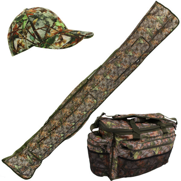 NGT Camo Rod Holdall + Carryall + Cap