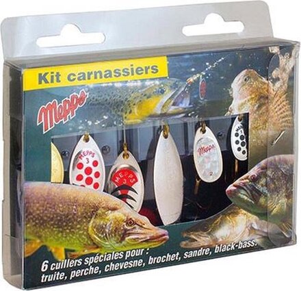 Mepps Predator Kit Spinners (6 pieces)