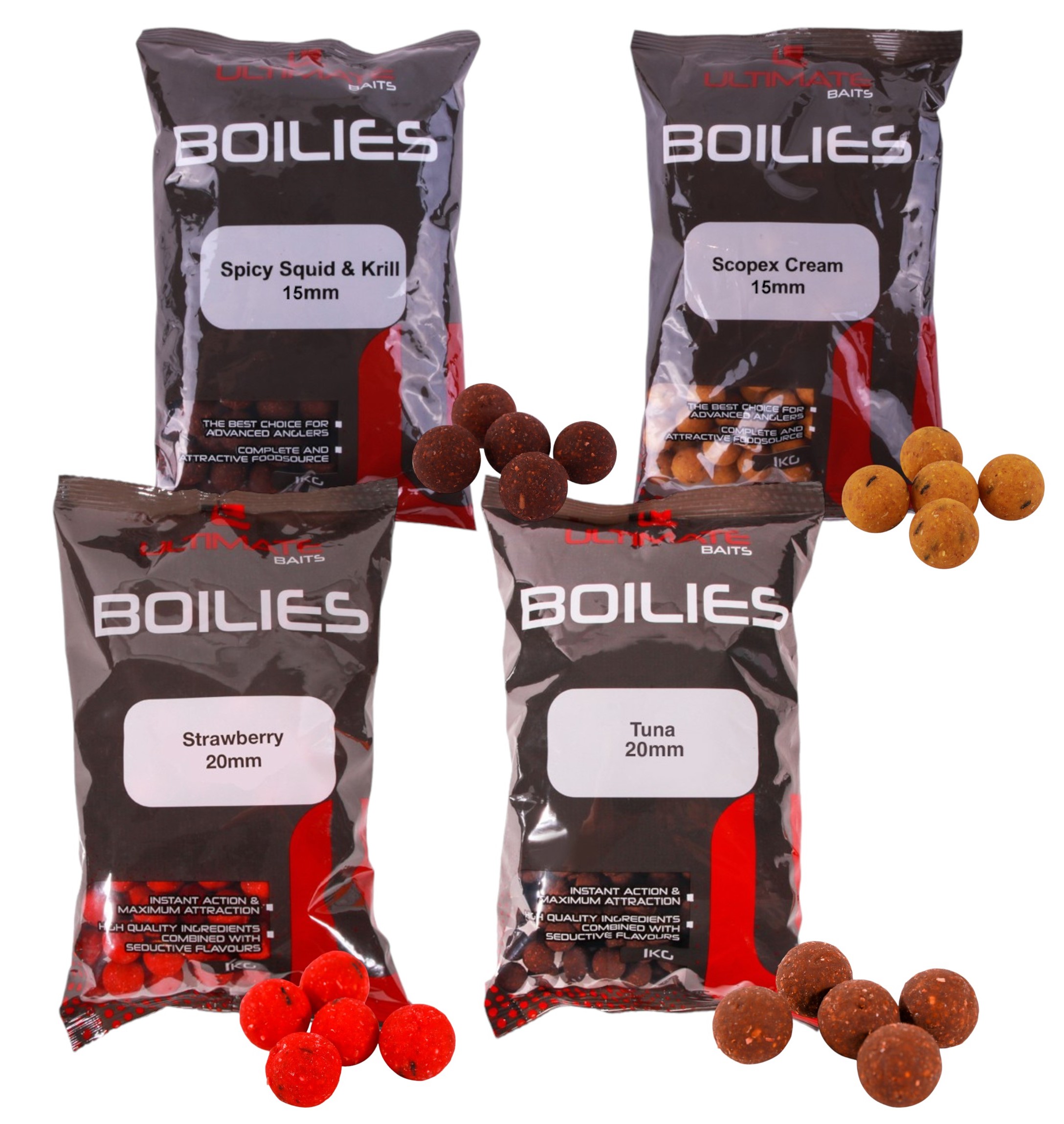 Ultimate Baits Boilie Pack 4kg