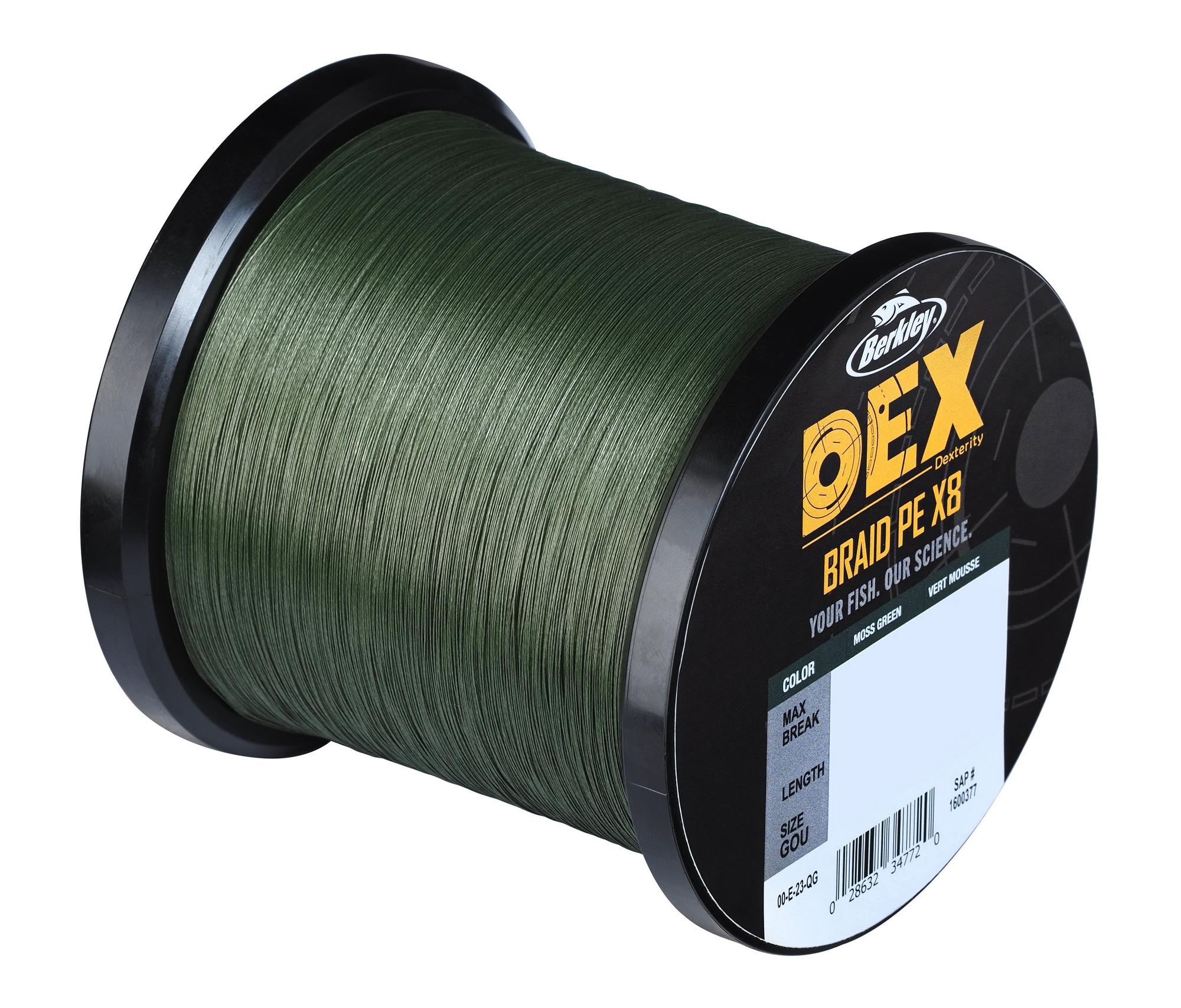 Berkley Dex X8 Braided Line Moss Green 3000m