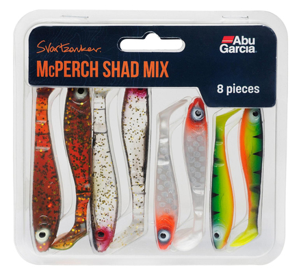 Abu Garcia Svartzonker McPerch Shad Mix (8 pieces)