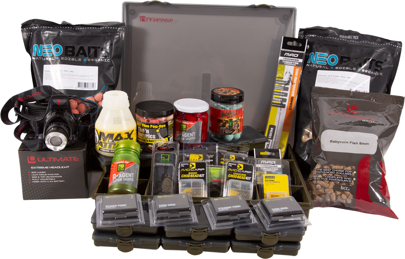 Adventure Carp Box Deluxe, packed end tackle from well-known A-brands!