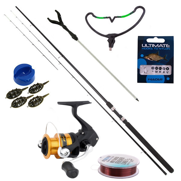 Allround Method Feeder Set with Ultimate rod, Shimano reel and accessories!