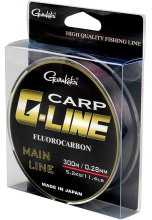 Gamakatsu G-Line Carp Fluorocarbon Dark Brown 300 m