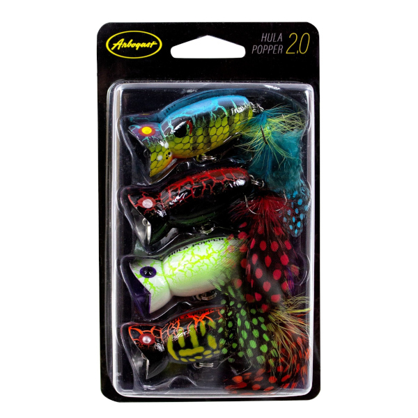 Arbogast Hula Popper 2.0 4 Pack