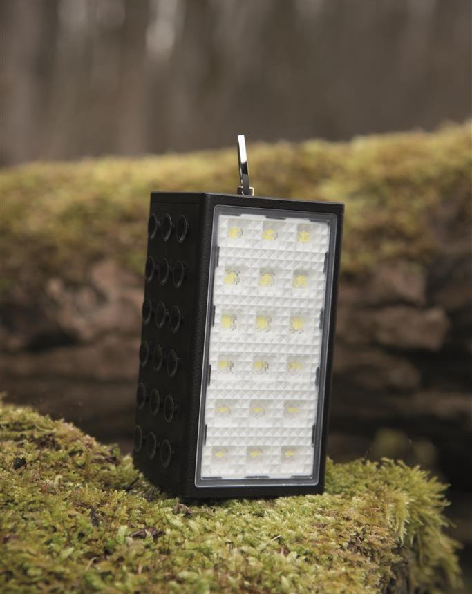 DÖRR Solar Power Bank with LED Light SL-10600 Black, solar charging or USB