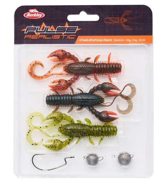 Berkley Cheb Fishing lead Free Softbait Pack 10/14g