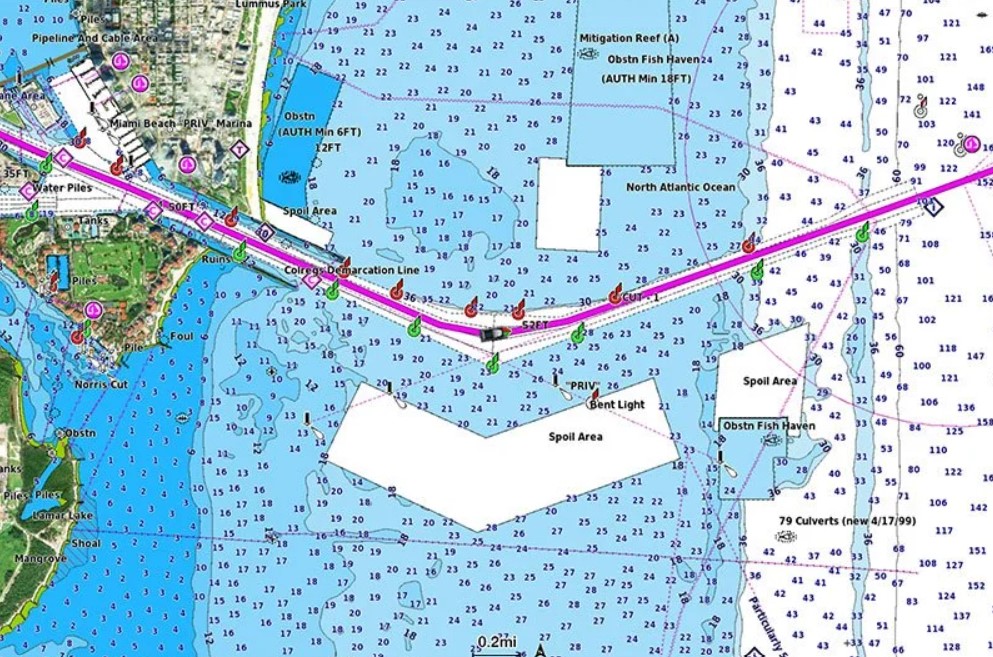 Navionics Vision+ Benelux And Germany West Water Chart