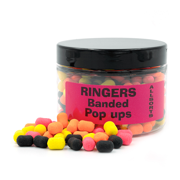 Ringers Banded Allsorts Bandum Hookbaits 6mm (100g)