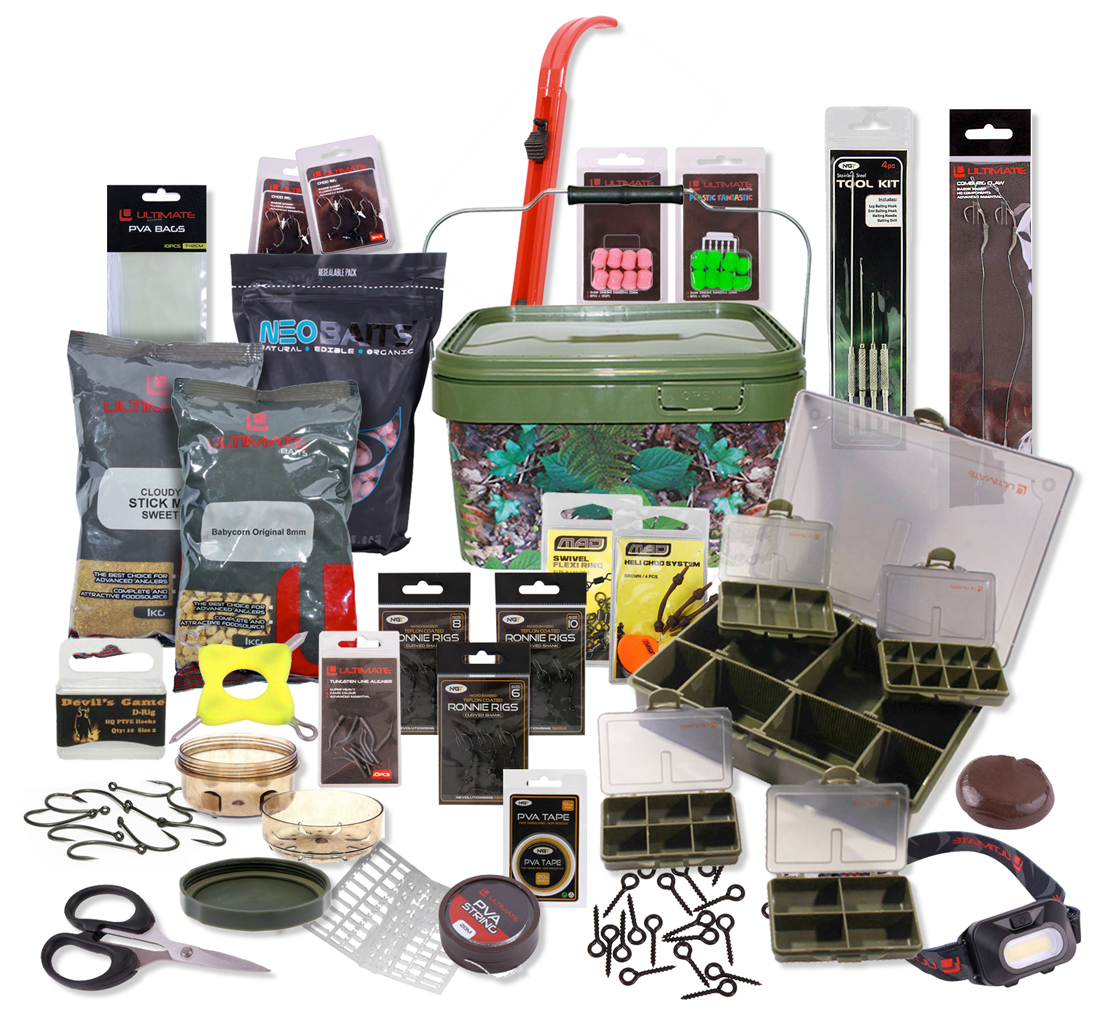 Carp Tacklebox, full of top products for carp fishing!