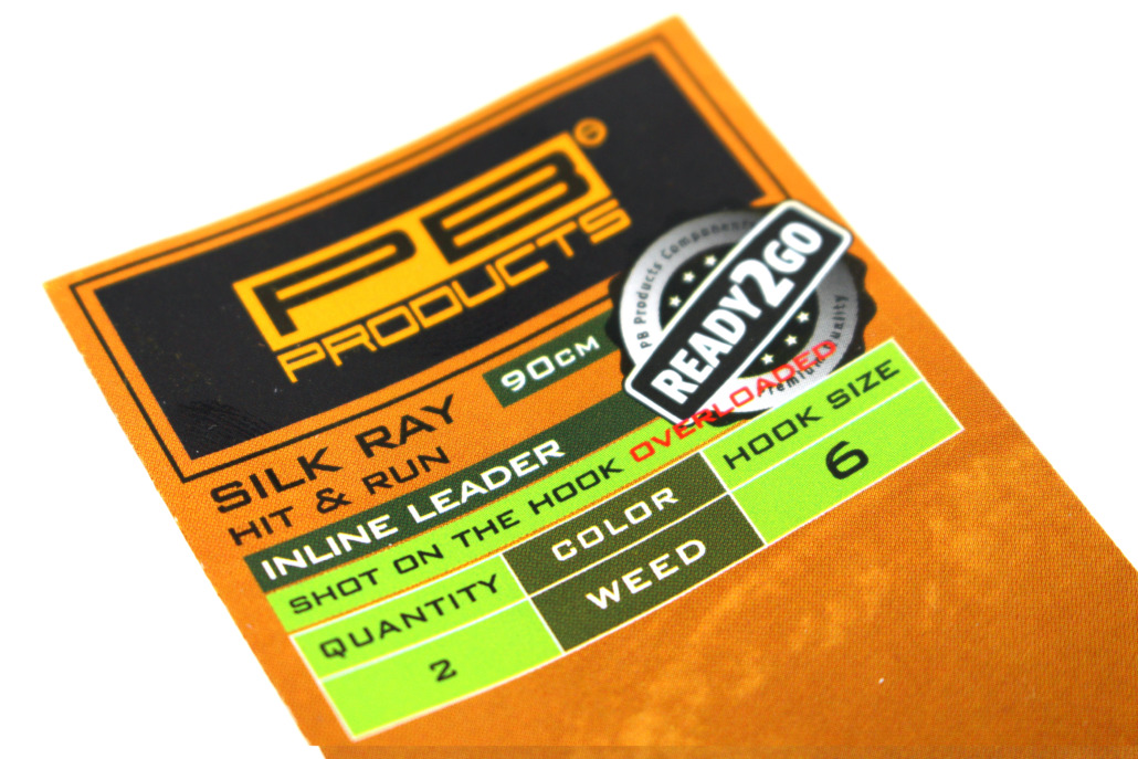 PB Products R2G Inline SR Leader 90 / Shot on the Hook Overloaded Rig (90cm) (2 pieces)