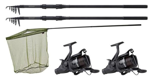 JRC Defender 2 Rod Combo Tele Carp Rod Set 3.6m (3lb)