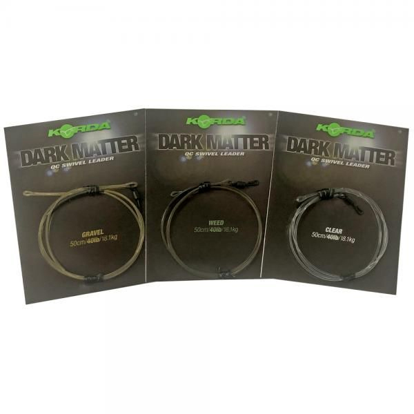 Korda Dark Matter Leader 50 cm, QC Swivel