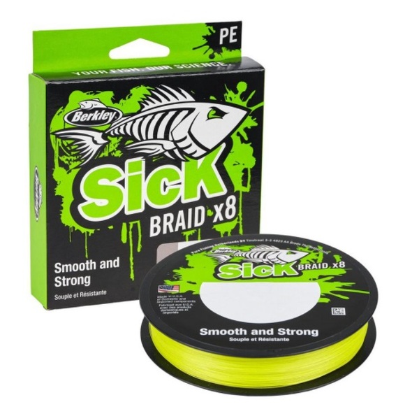 Berkley Sick Braid Hi-Viz Yellow 300m