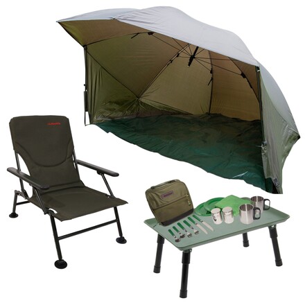 Ultimate Brolly & Comfort Chair Set