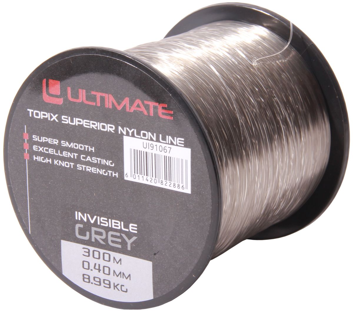 Ultimate Topix Nylon Invisible Grey, 300m