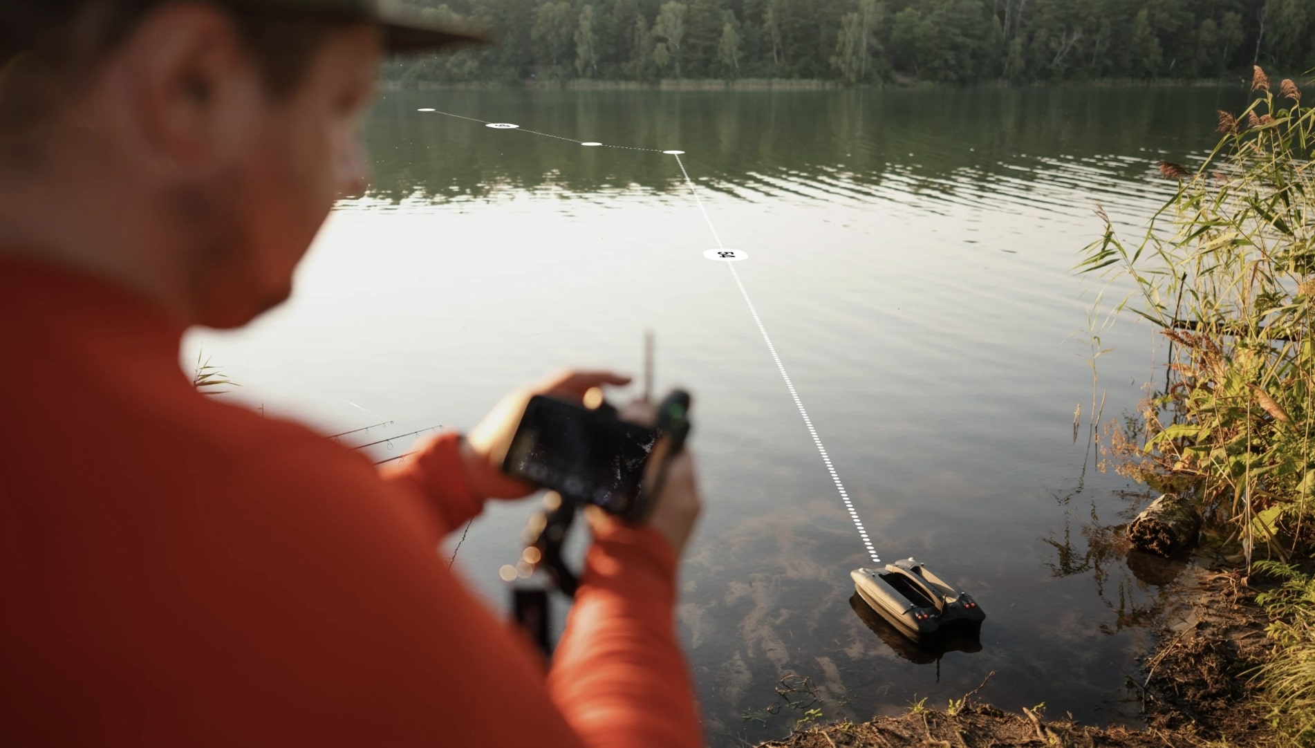 Deeper Quest Bait Boat (Fish Finder + GPS + Autopilot)