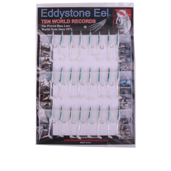 Eddystone Eel 70mm, 24 pieces! - Pearl/Blue Mackerel