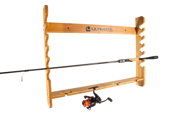 Ultimate Wall Bamboo Rod & Reel Rack