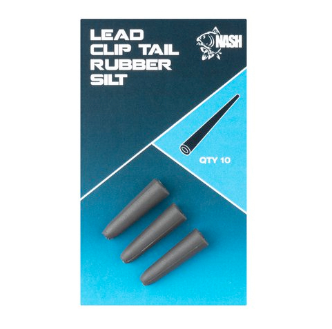 Nash Lead Clip Tail Rubber - Dark Silt